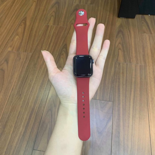 Dây Apple Watch Cao su Sport Đỏ Đun