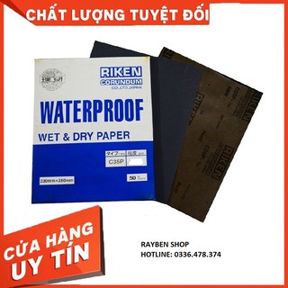 [HÀNG NHẬT - GIÁ SỈ] Combo 100 Tờ Giấy Nhám Riken C35P, Nhám 120/150/180