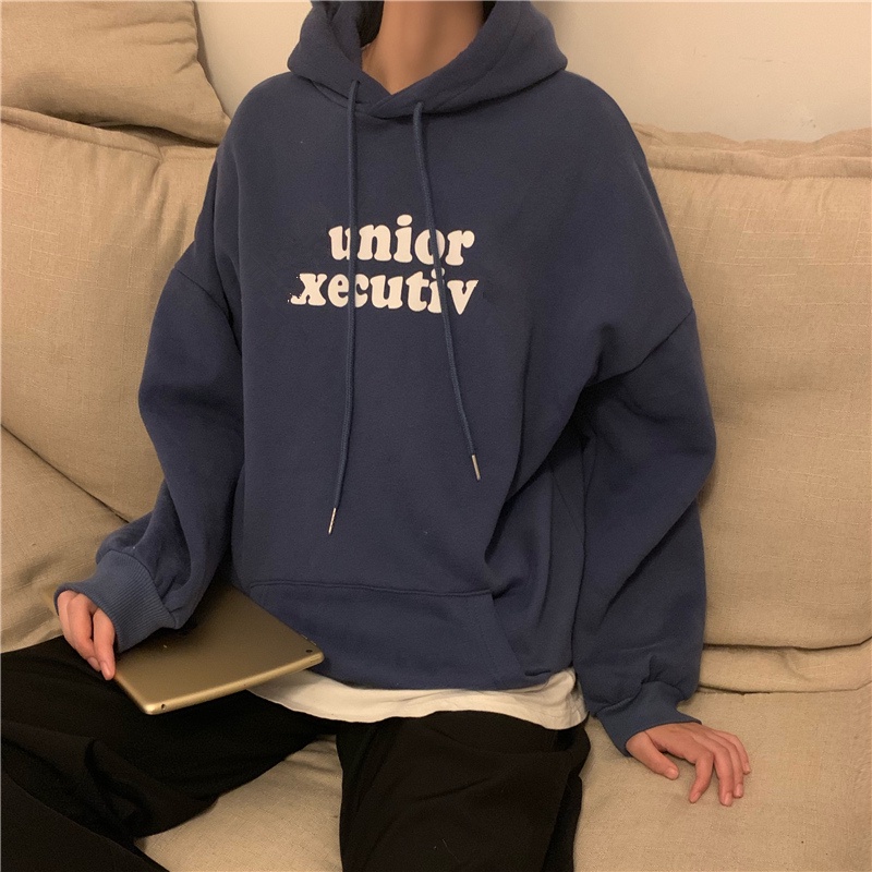 Áo Hoodie Dài Tay Phong Cách Hàn Quốc Năng Động Trẻ Trung Dành Cho Nữ