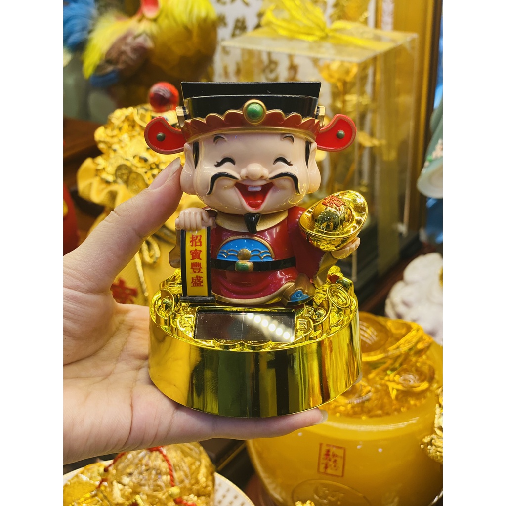 Thần Tài Năng Lượng và Chú tiểu Gật Đầu để bàn làm việc /oto