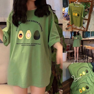 🧚Áo thun tay lỡ form rộng trái bơ