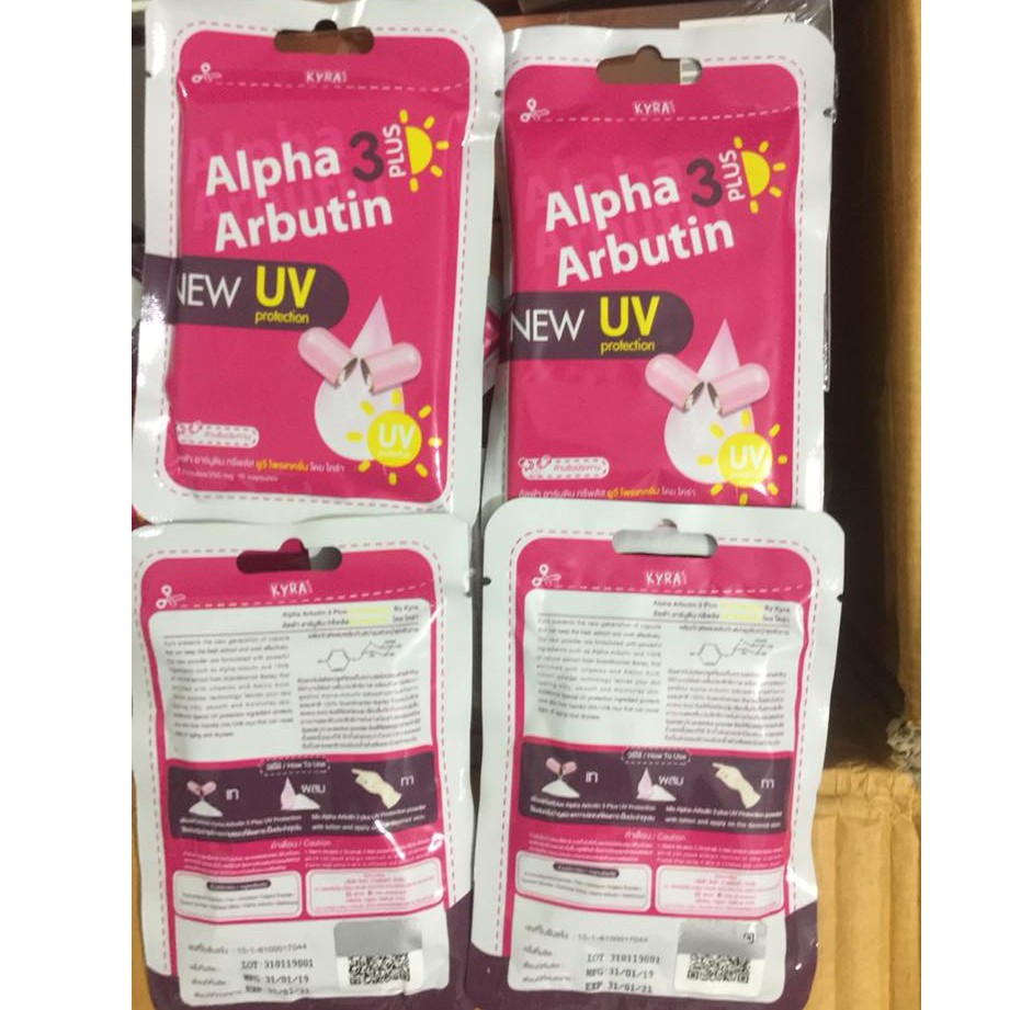 Vĩ 10 Viên Kích Trắng Alpha Arbutin 3 Plus Chống Nắng UV | BigBuy360 - bigbuy360.vn