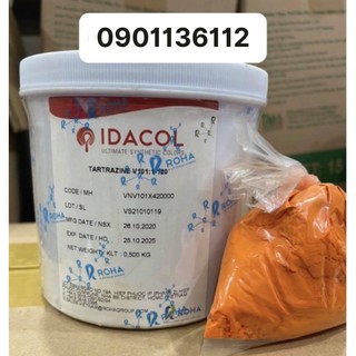 màu vàng chanh bột thực phẩm vàng Roha(tartrazine)- Bột màu thực phẩm Ấn độ idacol color