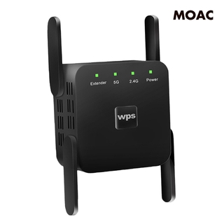 Thiết Bị Khuếch Đại Sóng Wifi 1200mbps 2.4g 5g 4 Ăng Ten