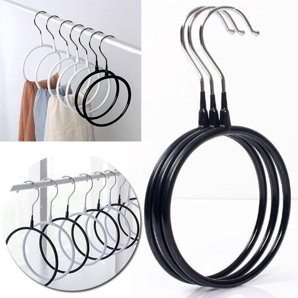 Móc tròn treo khăn / cà vạt đa năng tiện dụng