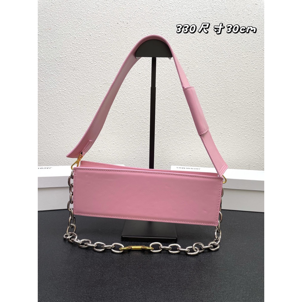 Túi đeo vai nữ da thật thời trang cao cấp Jacquemus phong cách trẻ trung, thời thượng