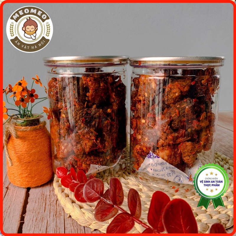 Khô bò viên, thịt bò khô 300g loại ngon, bò khô viên chuẩn vị MEOMEO đồ ăn vặt Hà Nội, tốt cho sức khỏe, ít béo | BigBuy360 - bigbuy360.vn