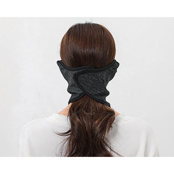 Khẩu trang Ninja dán gáy 2 lớp vải nỉ mềm mại thấm hút tốt chống nắng chống bụi chạy xe ôm khít vừa khuôn mặt nam nữ hè | BigBuy360 - bigbuy360.vn