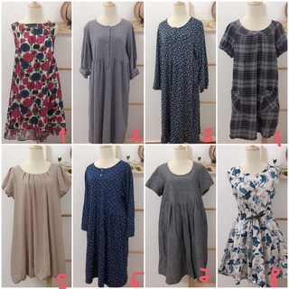 Đầm vin hoa babydoll đầm bầu hiệu ZaaRa 2hand BIG SIZE