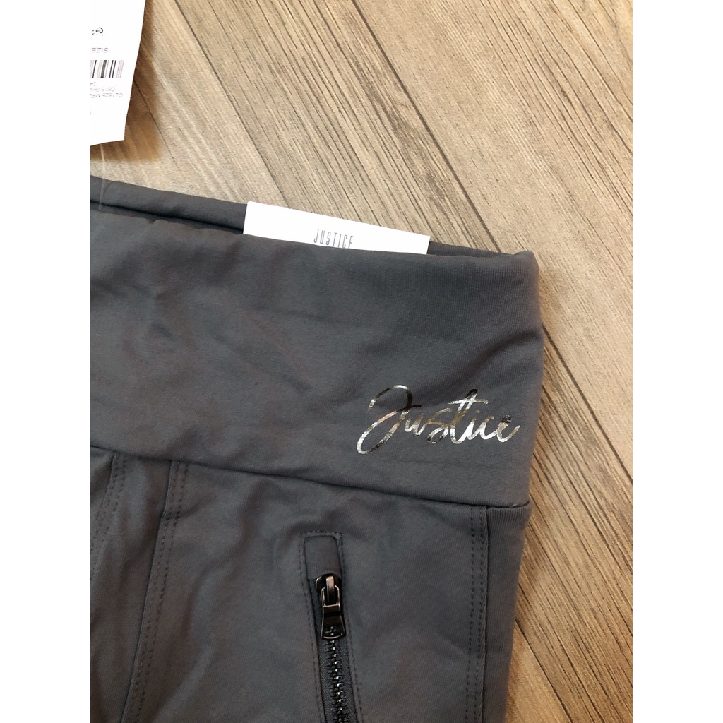 Quần legging Justice túi hông zip