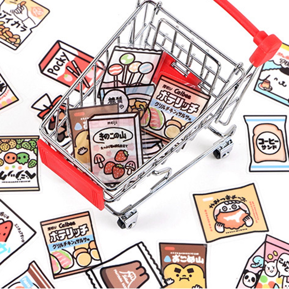 Bộ 40 miếng dán trang trí hình thức ăn dễ thương DIY 2LIFE