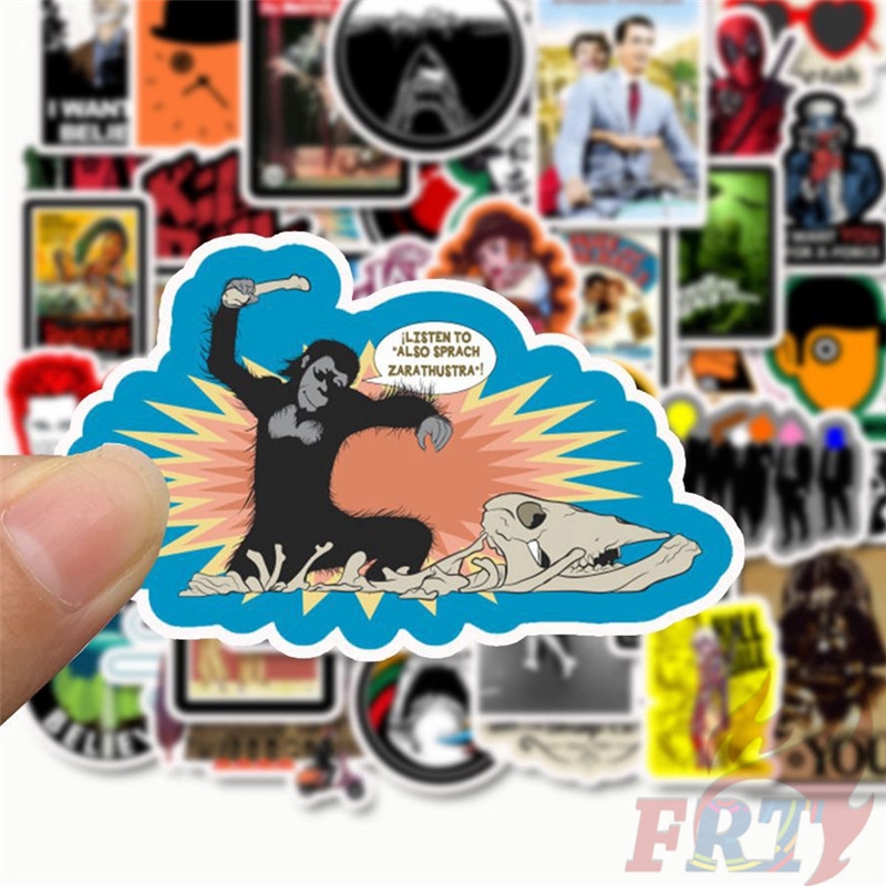 ❉ Mixed Movie &amp; TV Shows Series 02 Waterproof Graffiti Stickers ❉ 50Pcs/Set DIY Fashion Luggage Laptop Skateboard Doodle Decal Stickers