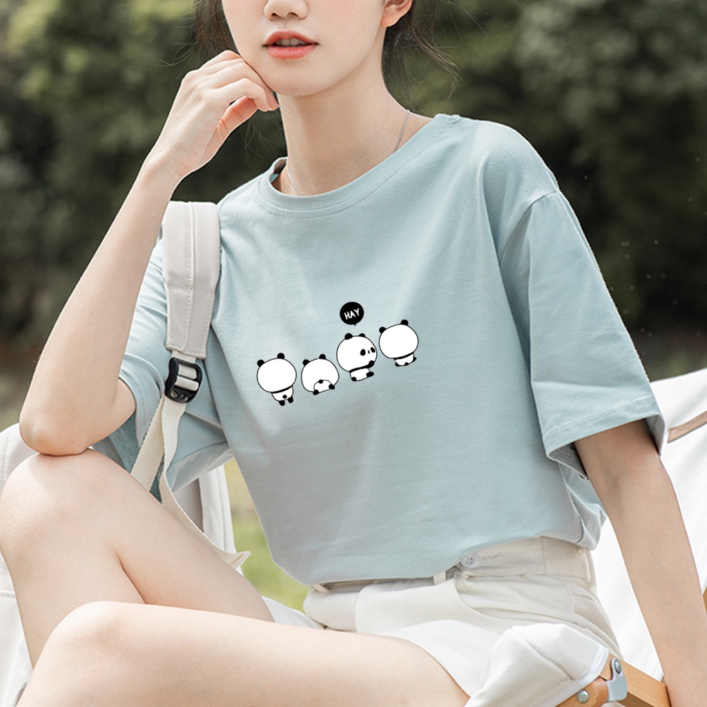 [Mã SKAMFSW175 giảm 10K đơn 50K] Áo Thun Nữ Gấu HAY KENA Form Áo Đơn Giản Vải Cotton Mềm Mát KAT108 | BigBuy360 - bigbuy360.vn