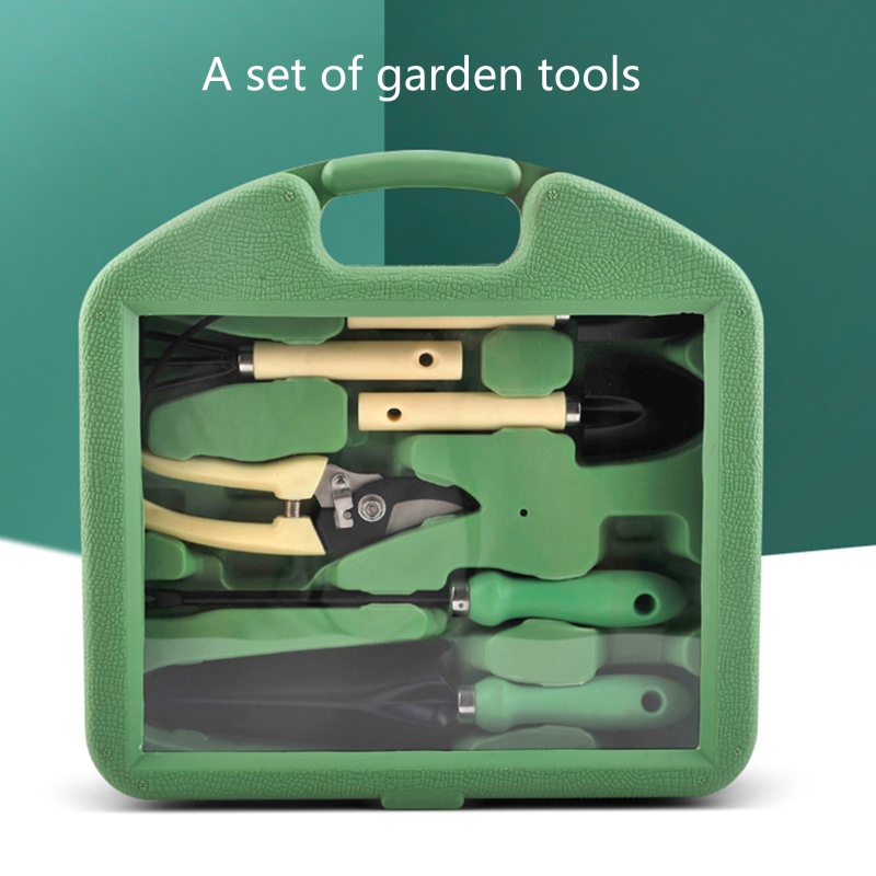 Set Dụng Cụ Làm Vườn Gồm Túi Tote Và Tay Cầm Trong Suốt Chịu Được Sức Nặng