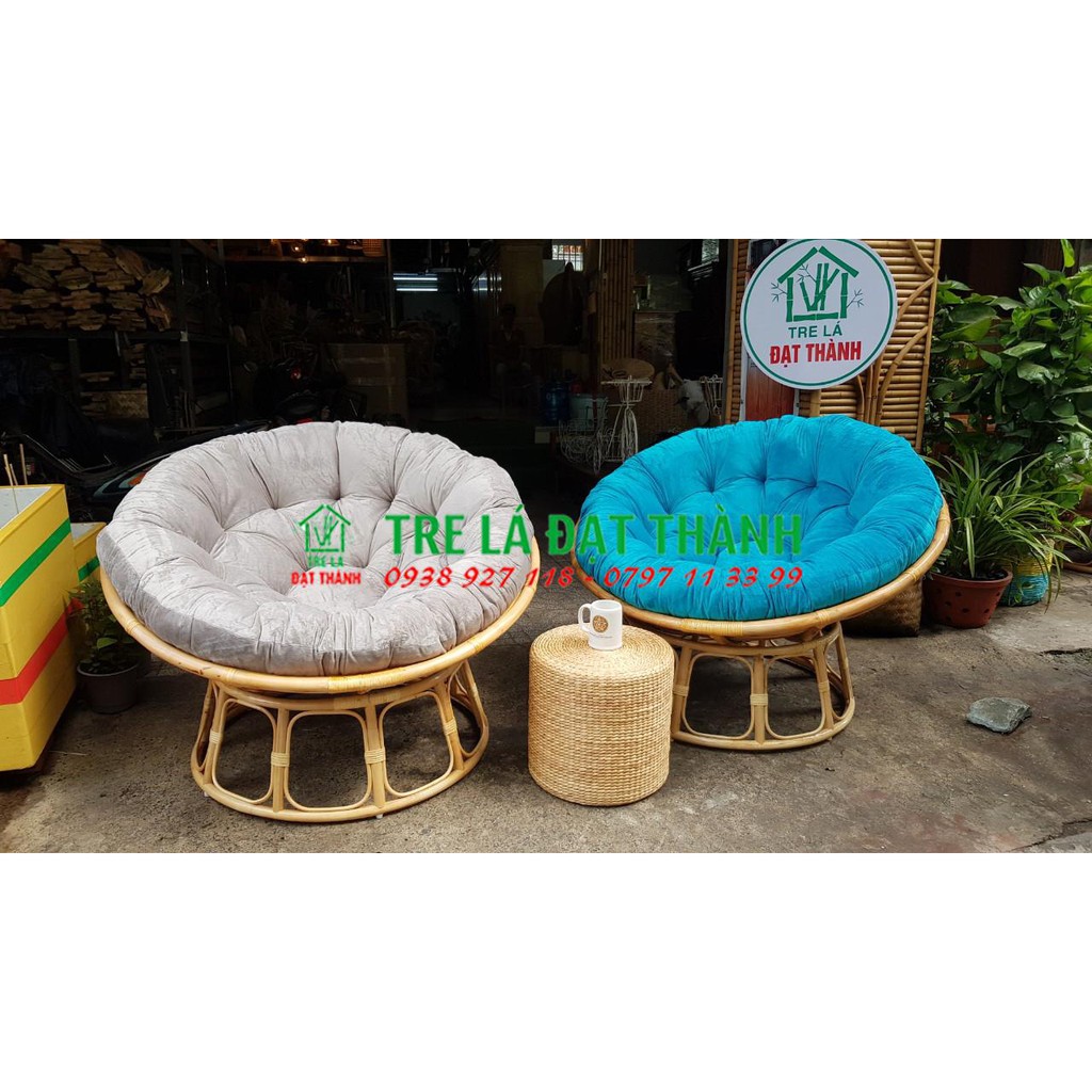 (Hàng dày không lún) Đôn bèo, đôn lục bình để ngồi, đôn decor, ghế trang trí, ghế tròn trang điểm