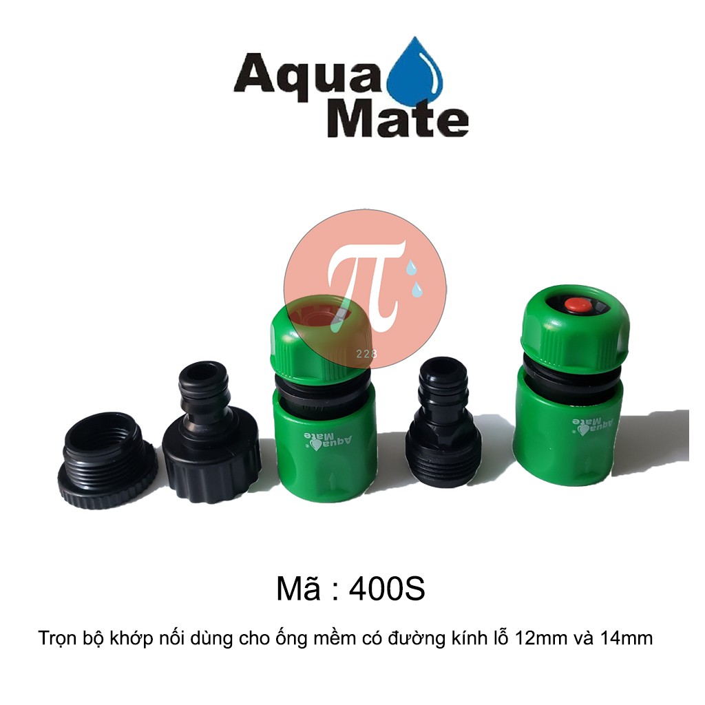 Bộ Khớp Nối Nhanh Ống Nước Dây Mềm Làm Vườn