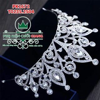 Vương miện cô dâu phụ kiên cưới giang  2024