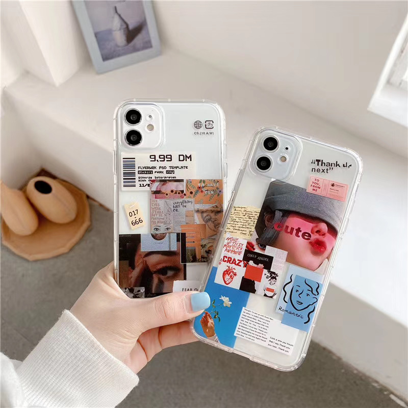 Ốp điện thoại trong suốt chống sốc cho iPhone 7plus 8 plus 7 8 X XS XR XSMAX 11 11pro 11promax 12 12pro 12promax | BigBuy360 - bigbuy360.vn