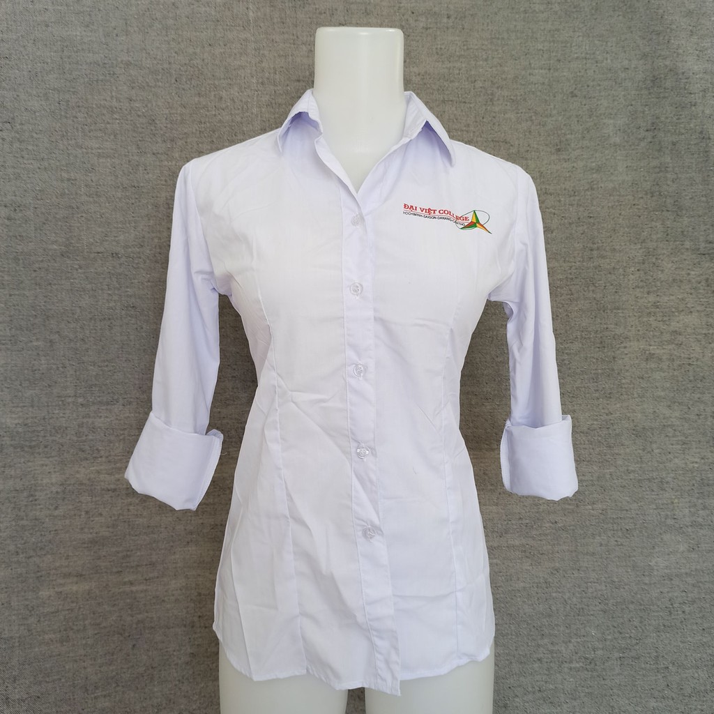 Thanh lý áo sơ mi trắng đồng phục size S