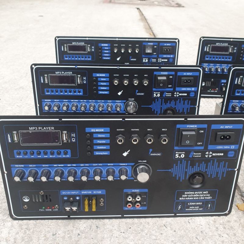 Board Mạch Loa Kéo Nguồn Xuyến 5 Tấc Đánh 2 Bass 40 Mạnh Mẽ Echo Reverb DSP Cao Cấp Hát Hay Nhất