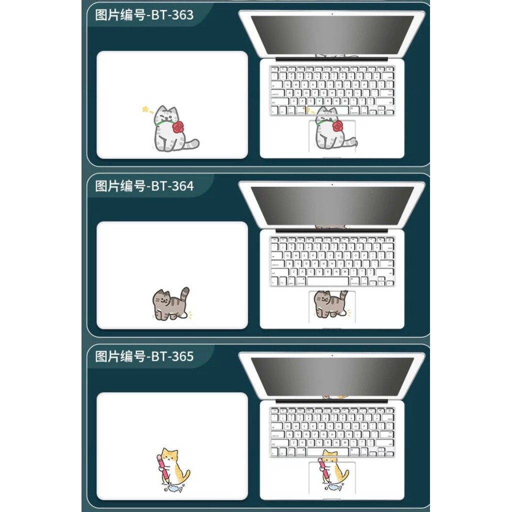 BỘ DECAL DÁN LAPTOP 3