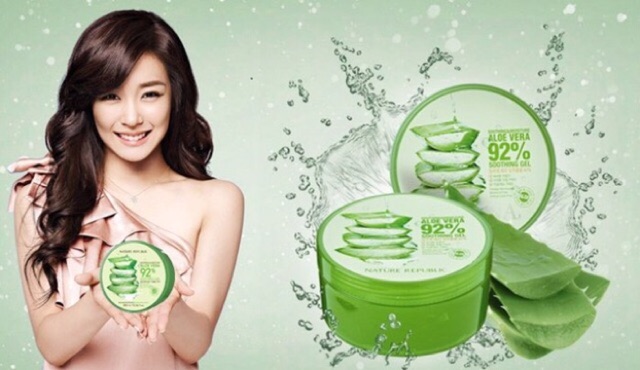 Sale 40% gel lô hội đa năng aloe vera nature republic 92 – Hàn quốc