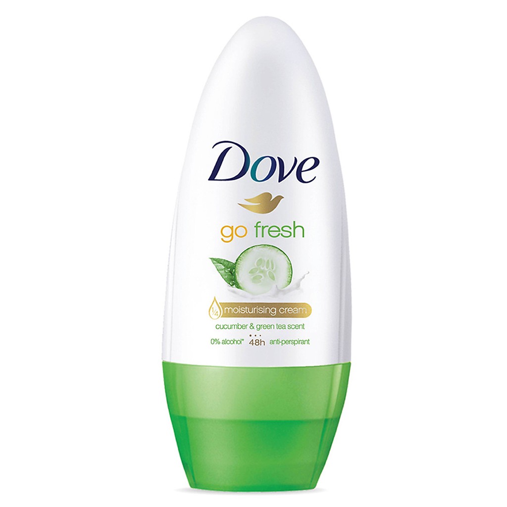 Lăn Khử Mùi Dove Go Fresh Dưa Leo &amp; Trà Xanh 40ml