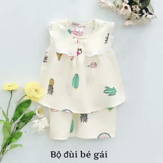 Combo 2 Bộ tole đùi bé gái size M