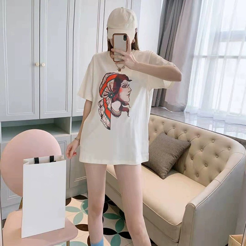 Áo Thun Tay cô gái buộc khăn-CAMNHUNG Áo Thun Nam Nữ Unisex Hot Hit