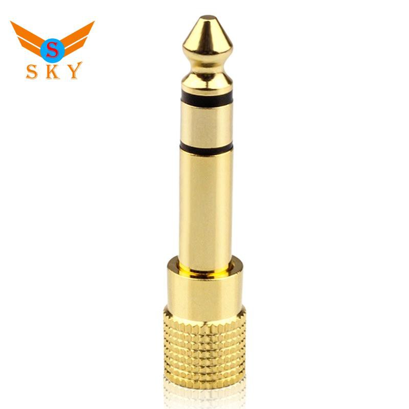 Jack Cắm Kết Nối Âm Thanh 3.5 Chuyển Từ 6.5mm Male Sang 3.5mm Female