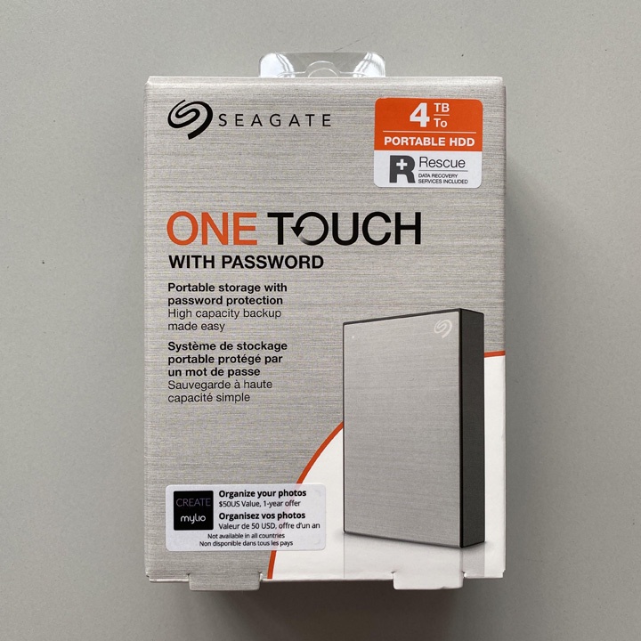 Ổ cứng di động USB3.0 Seagate One Touch With Password 1TB 2TB 4TB - bảo hành 3 năm - SD128 SD129 SD133