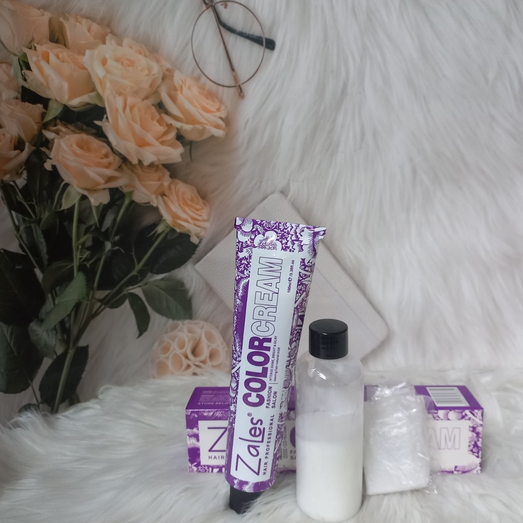 Màu nhuộm tóc không cần tẩy tóc ZALES COLOR CREAM