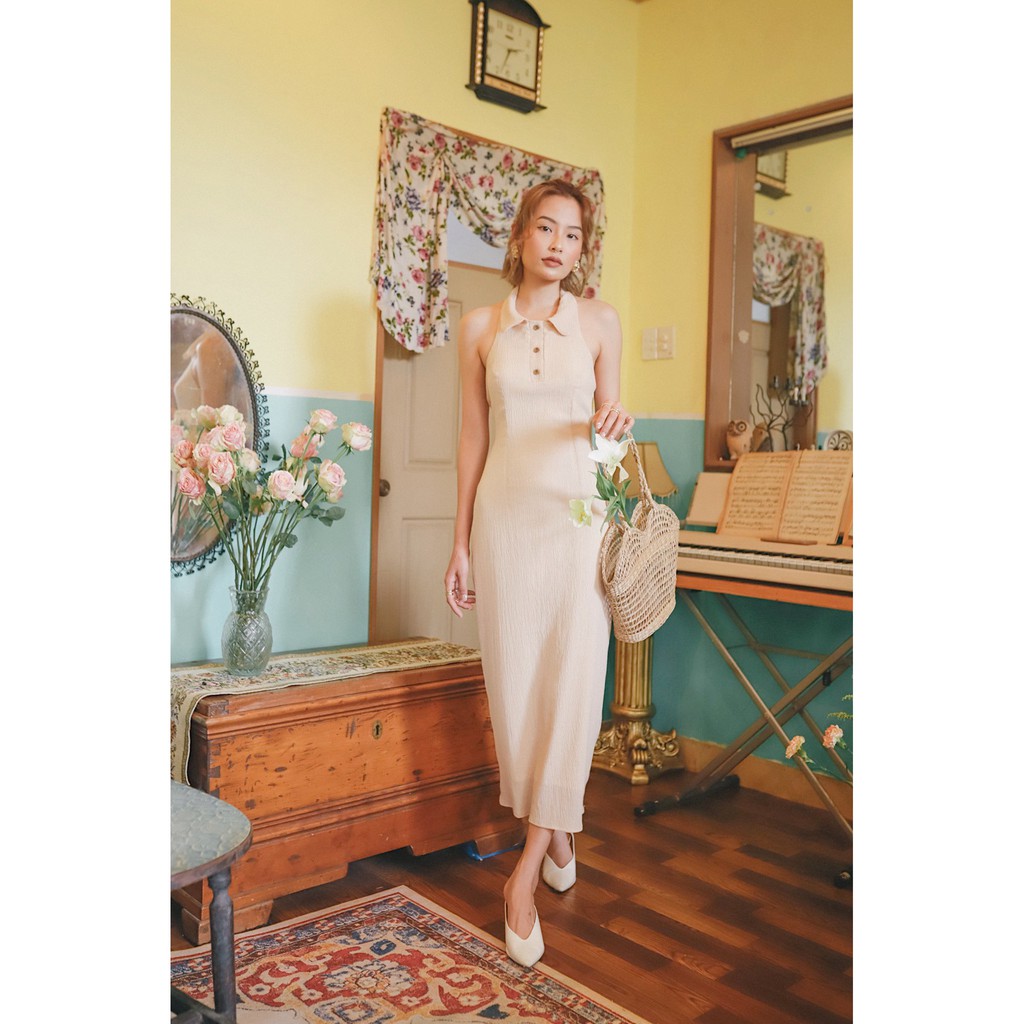 Đầm yếm nút gỗ Yeoly dress Gem Clothing SP060448