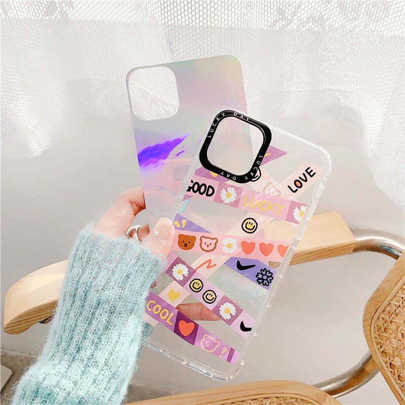 Ốp lưng iphone Lucky Bear phản quang 6/6plus/6s/6splus/7/7plus/8/8plus/x/xr/xs/11/12/13/pro/max/plus/promax | BigBuy360 - bigbuy360.vn