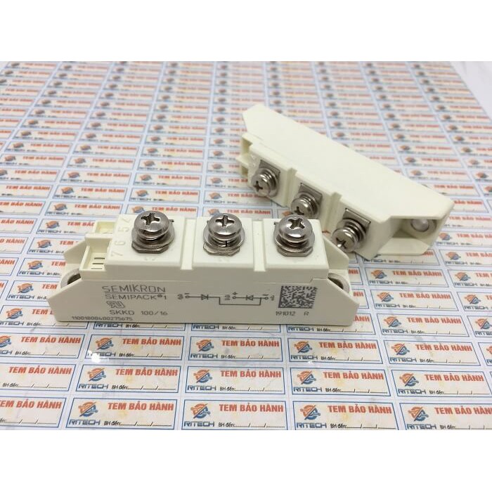 SKKD 100/16 Mô-đun Diode chỉnh lưu 1600V/100A