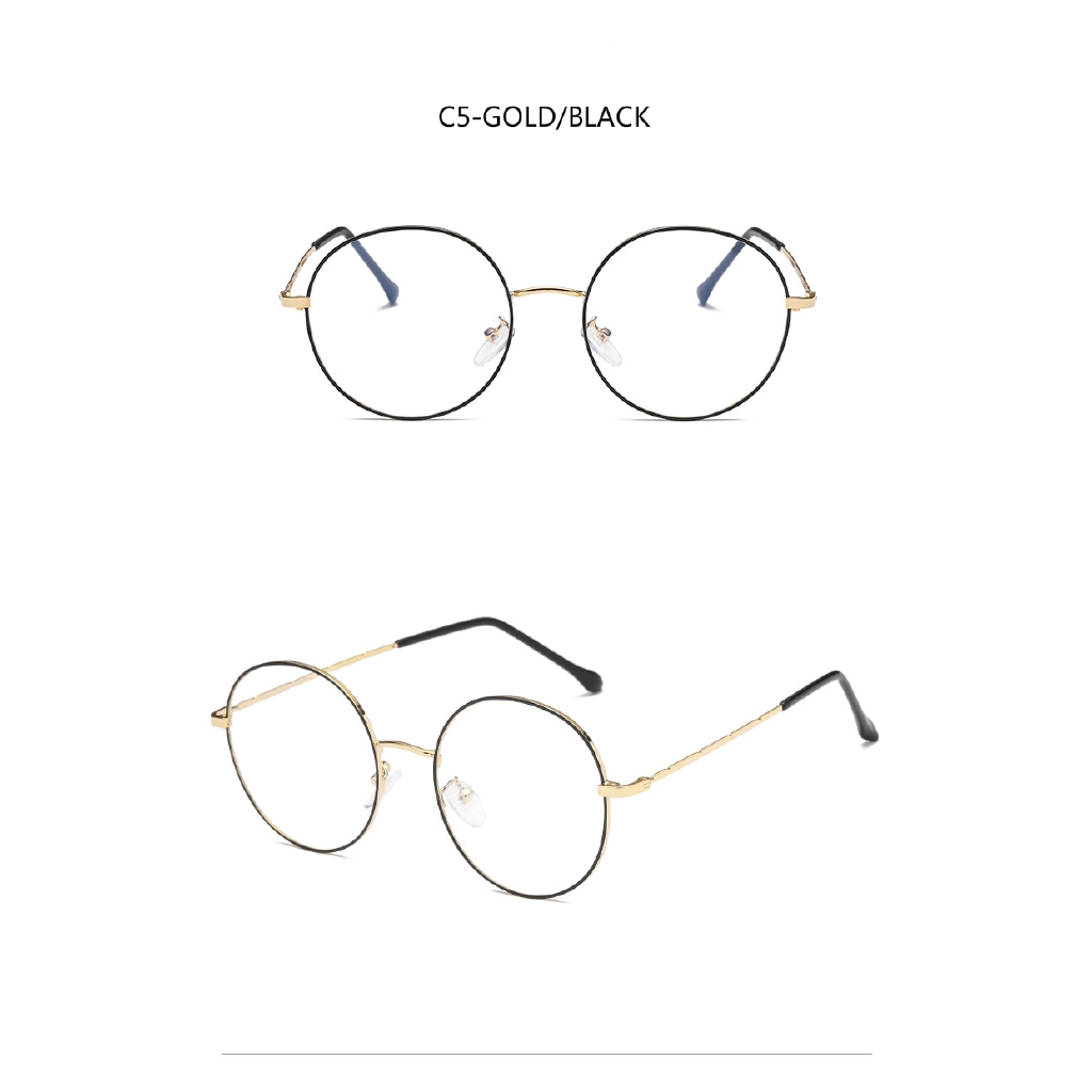 Gọng kính kim loại thời trang phong cách retro dành cho nam và nữ