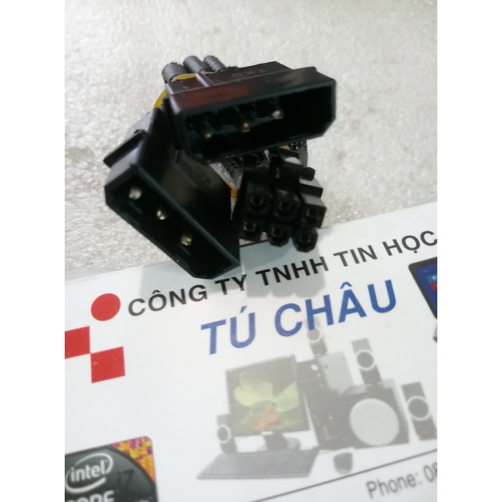 Cáp nguồn chuyển từ ATA ra 6 Pin cho VGA - Card màn hình