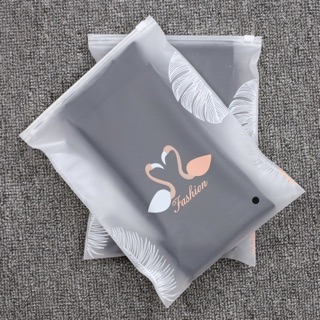 TÚI ZIP ĐỰNG QUẦN ÁO, ĐỰNG ĐỒ SẠCH IN HÌNH HỒNG HẠC MỚI