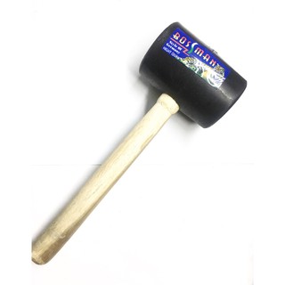 Búa cao su Lớn cán gỗ hiệu Bossman