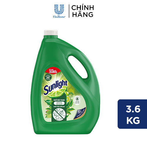 Nước Rửa Chén Bát Sunlight Thiên Nhiên Các Loại Chai 3.6KG