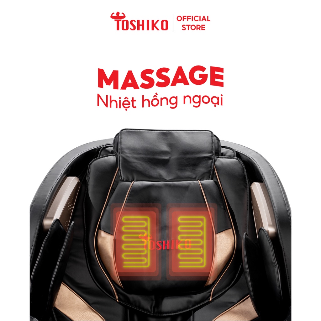 Ghế massage trị liệu toàn thân đa chức năng Toshiko T20 bảo hành 6 năm công nghệ điều khiển giọng nói cao cấp