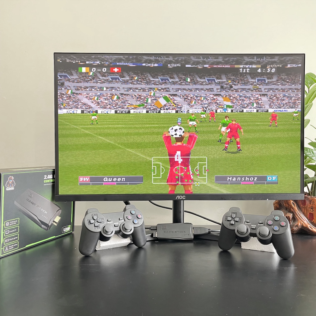 Máy Chơi Game Stick 4 Nút HDMI 3500 - 10000 Game Cổ Điển PS1/Nitendo switch/FC Compact/FC Tặng Kèm Thẻ Nhớ 64Gb | BigBuy360 - bigbuy360.vn