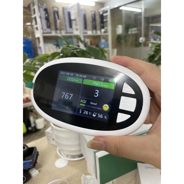 Thiết Bị Kiểm Soát Chất Lượng Không Khí Wifi Tuya SHP-PM2.5 Detector