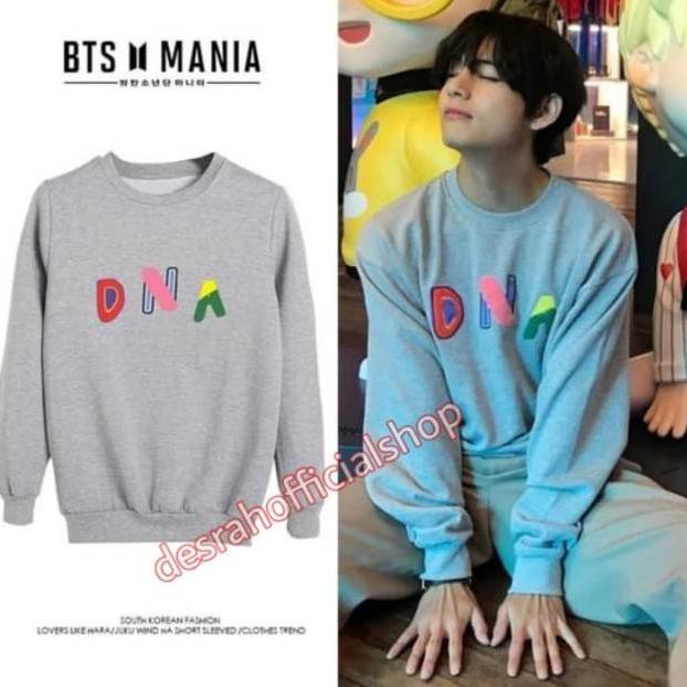 Áo Sweater Thêu Hình Bts Dna Kim Taehyung Variant 18ap21 Màu Sắc