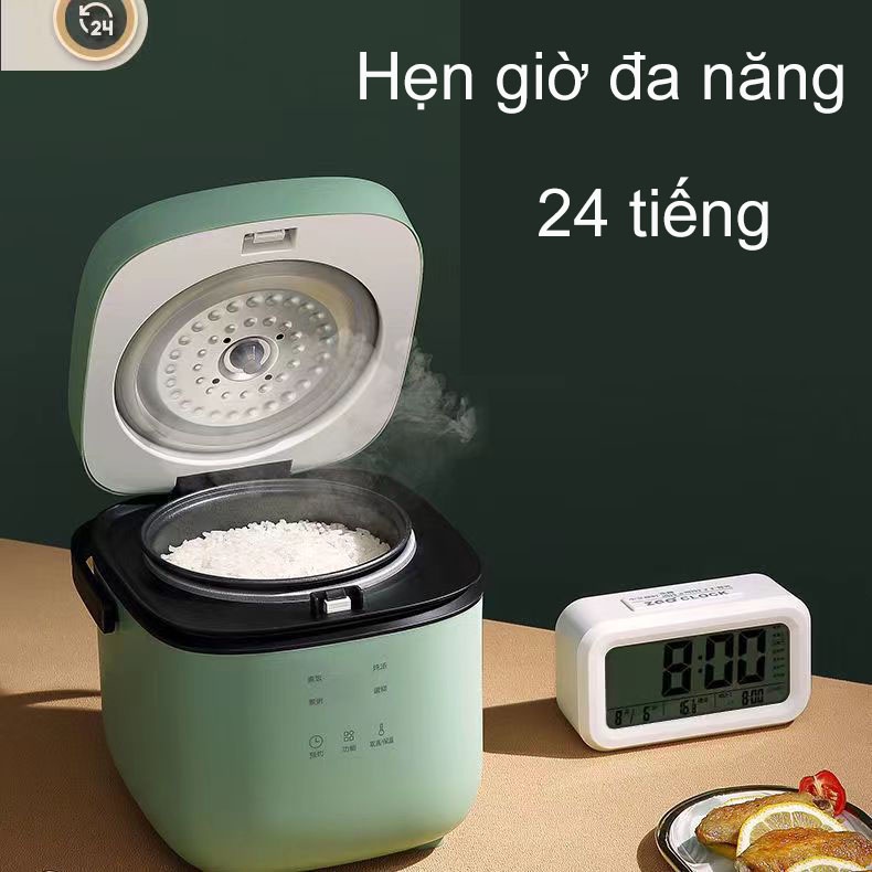 [BH 3 THÁNG] Nồi cơm điện mini đa năng JIASHI, Nồi cơm điện thông minh có nhiều chế độ Nấu cơm, nấu cháo, súp, làm bánh