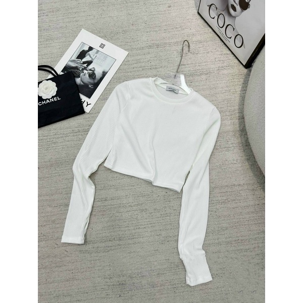 ÁO THUN TĂM TAY DÀI XỎ NGÓN DÁNG CROPTOP NĂNG ĐỘNG MS11289 (G2-4)