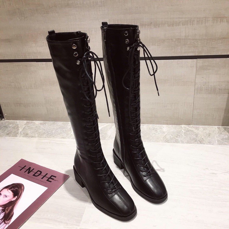 Bốt đùi cột dây