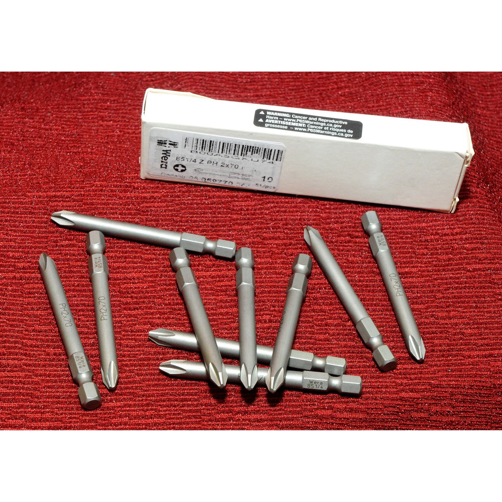 Đầu bắn vít WERA - PH2 – dài = 70mm