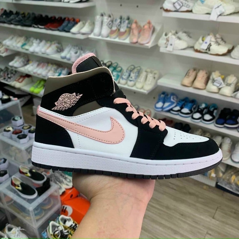 (Siêu sale 7.7) Giầy Jordan 1 đỏ trắng cao cổ đẹp rẻ fullbox