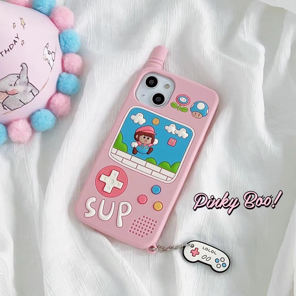 Ốp Điện Thoại Silicon Mềm Hình Máy Chơi game cellular 3D Cho Iphone 14promax 14 13 pro max 12 pro max 11 pro max x xr xs max 6 6s 7 8 plus